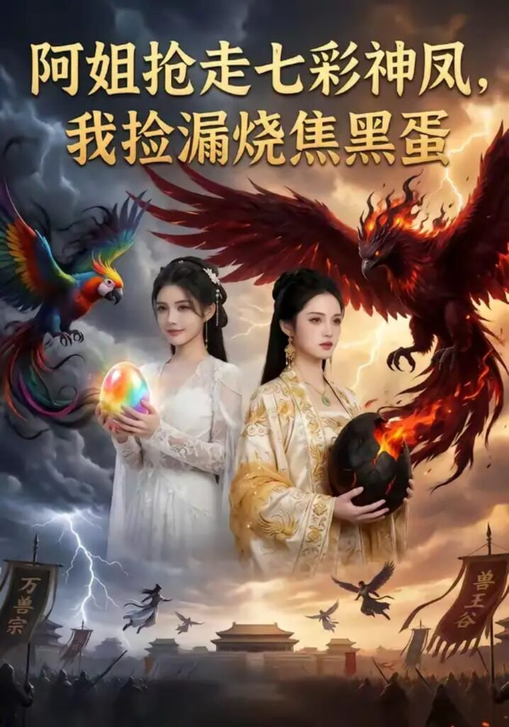 阿姐抢走七彩神凤，我捡漏烧焦黑蛋全集