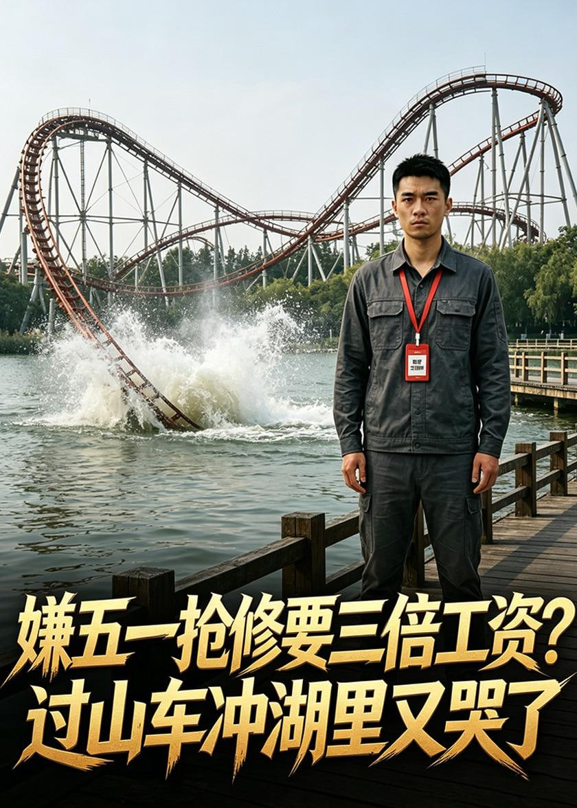 嫌五一抢修要三倍工资？过山车冲湖里又哭了全集