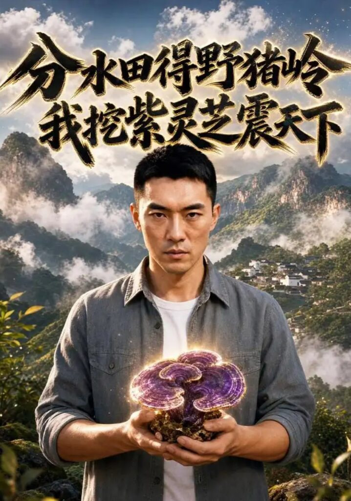 分水田得野猪岭，我挖紫灵芝震天下全集