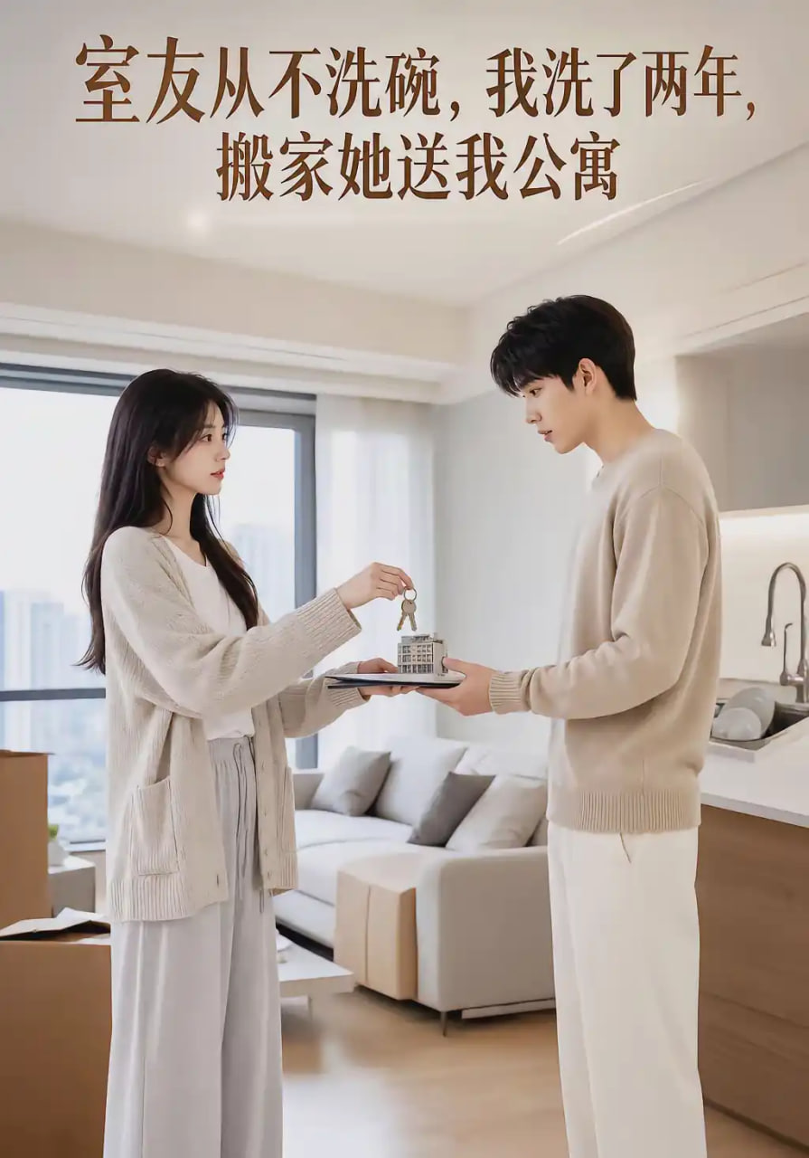 室友从不洗碗，我洗了两年，搬家她送我公寓全集