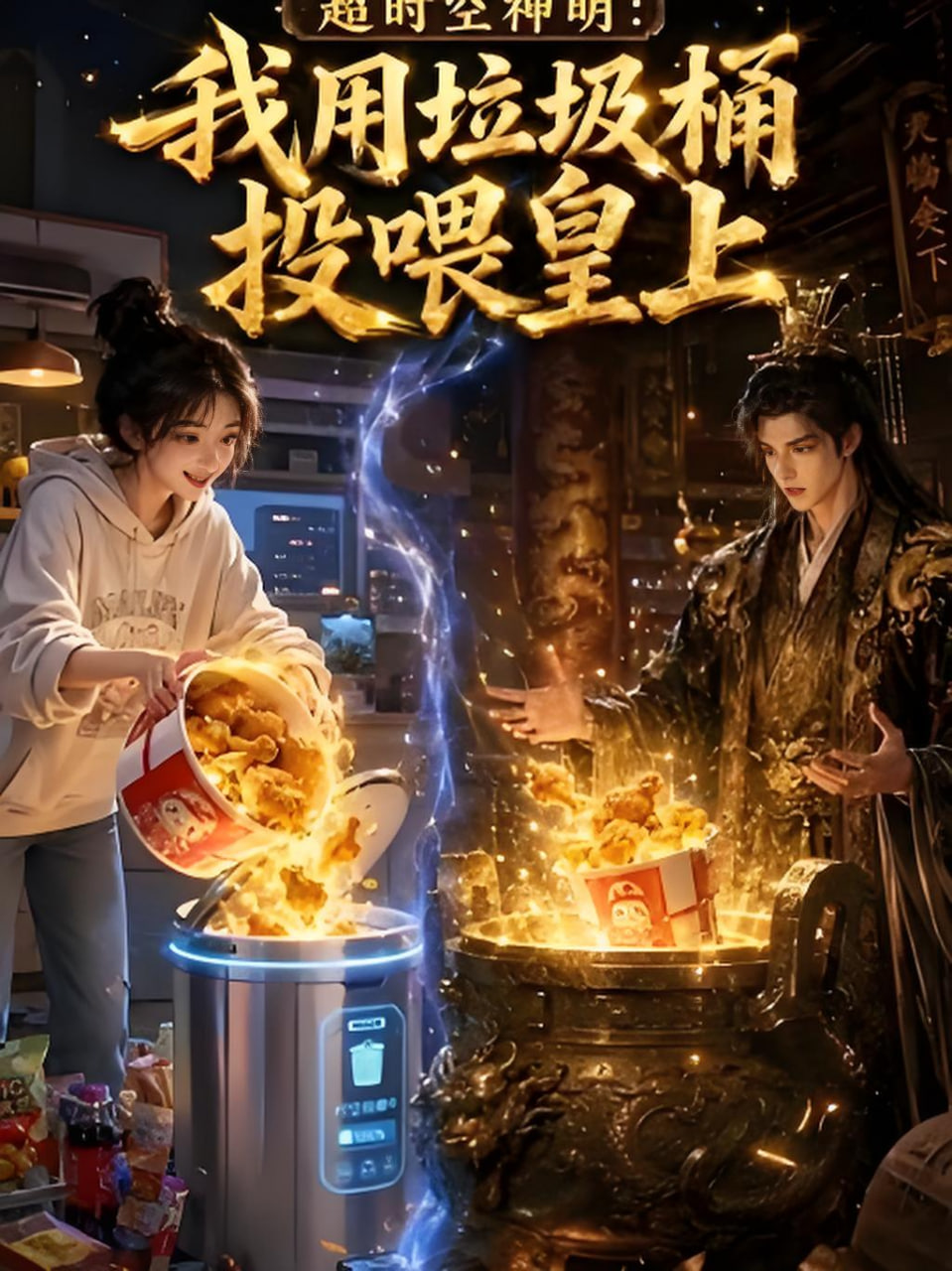 超时空神明我用垃圾桶投喂皇上全集