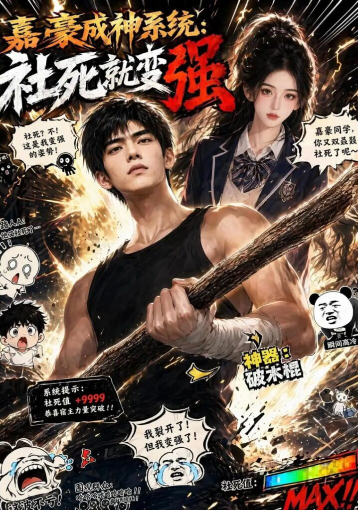 嘉豪成神系统：社死就变强全集