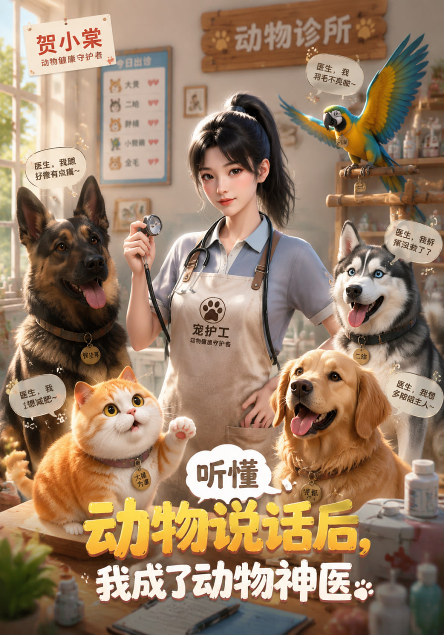 听懂动物说话后，我成了动物神医全集