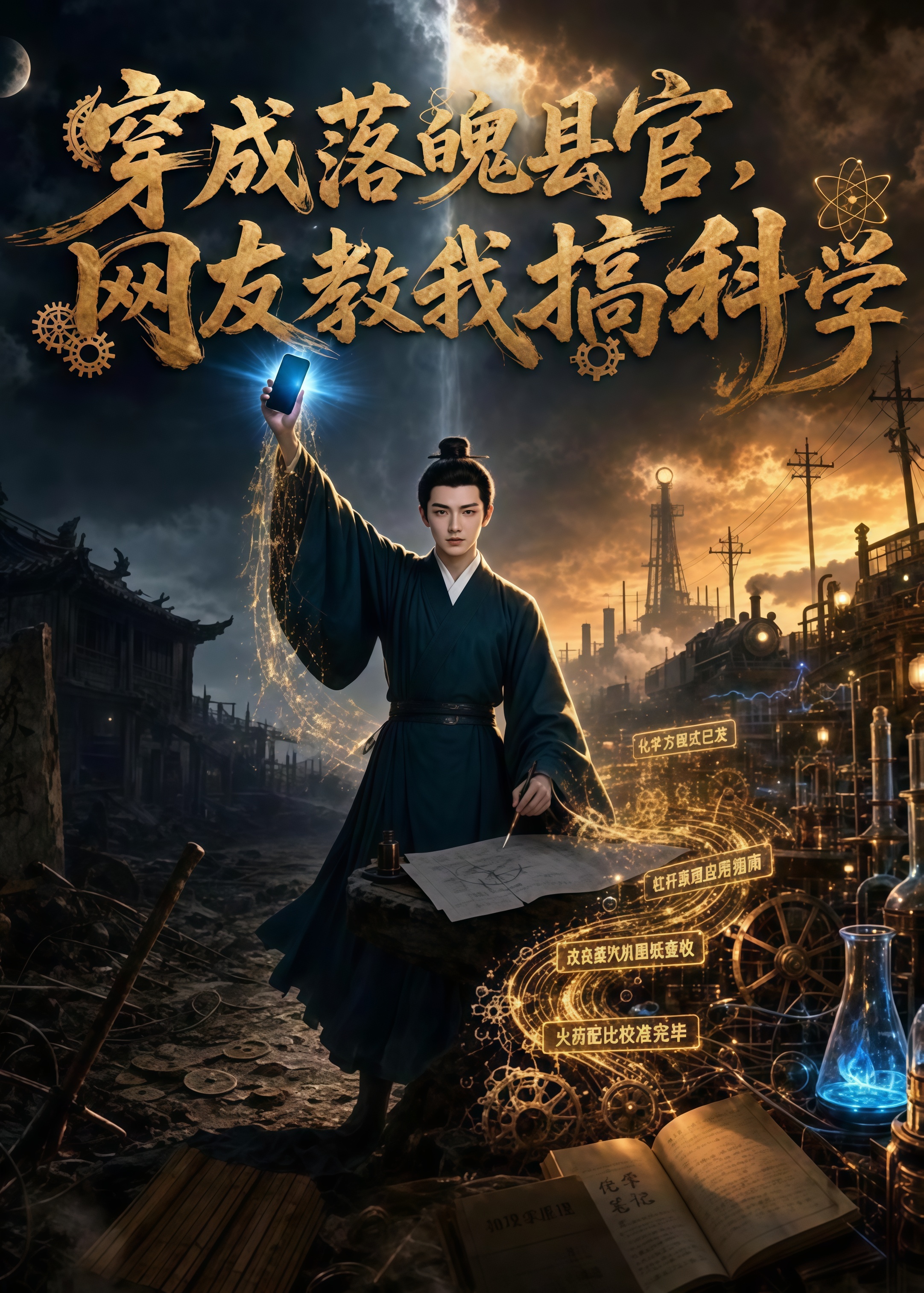 穿成落魄县官，网友教我搞科学全集