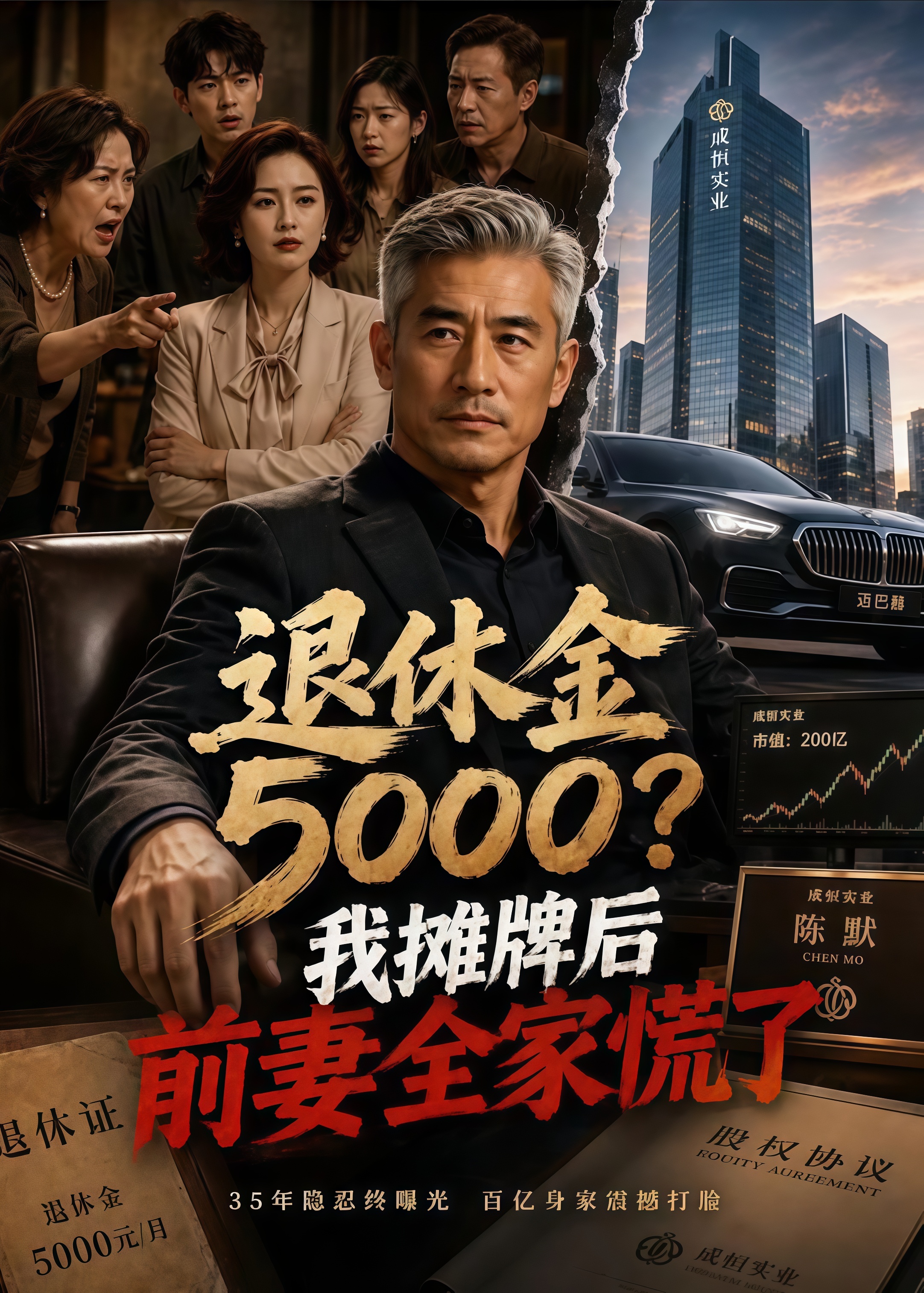 退休金 5000？我摊牌后前妻全家慌了全集