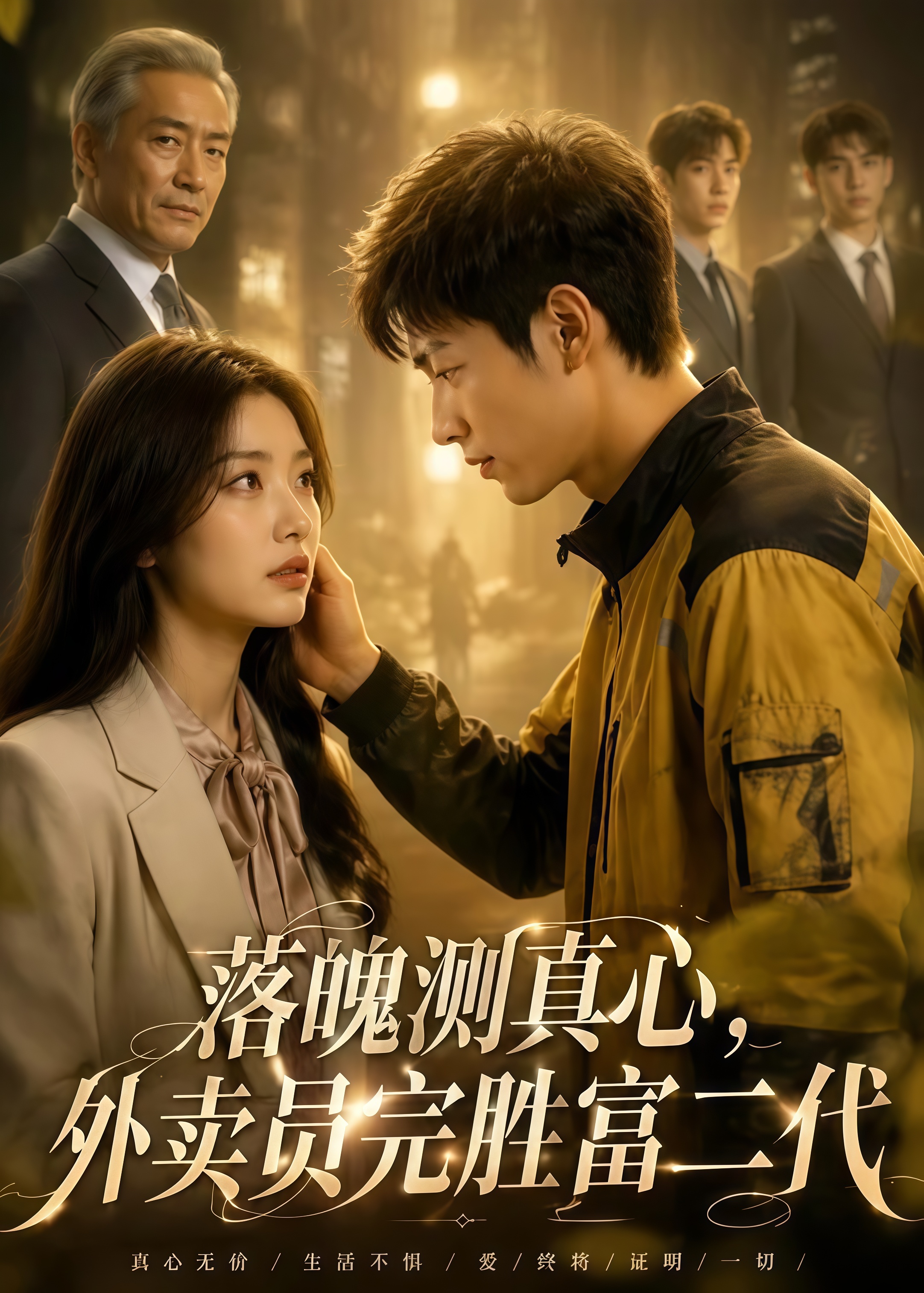 落魄测真心，外卖员完胜富二代全集