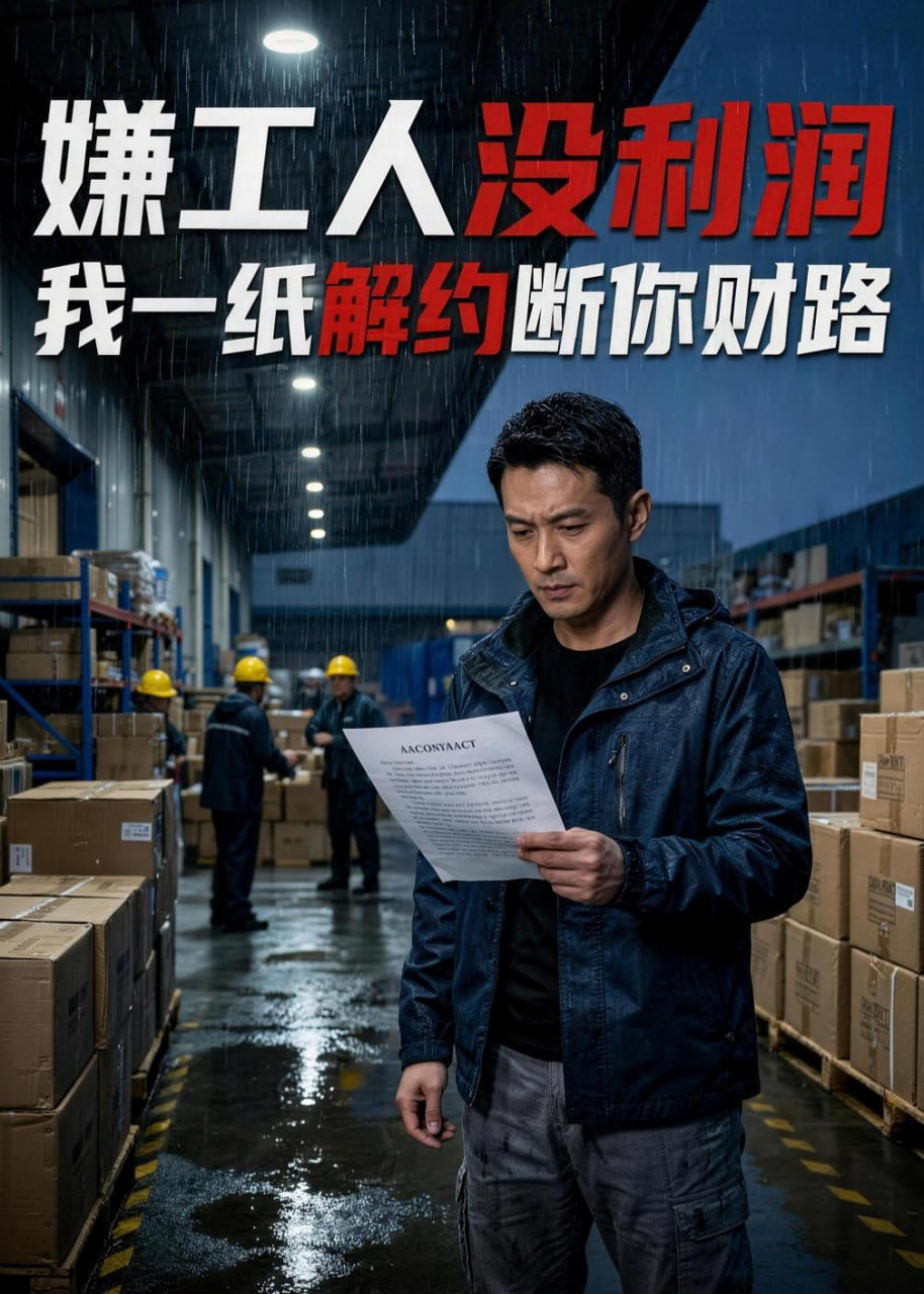 嫌工人没利润，我一纸解约断你财路全集