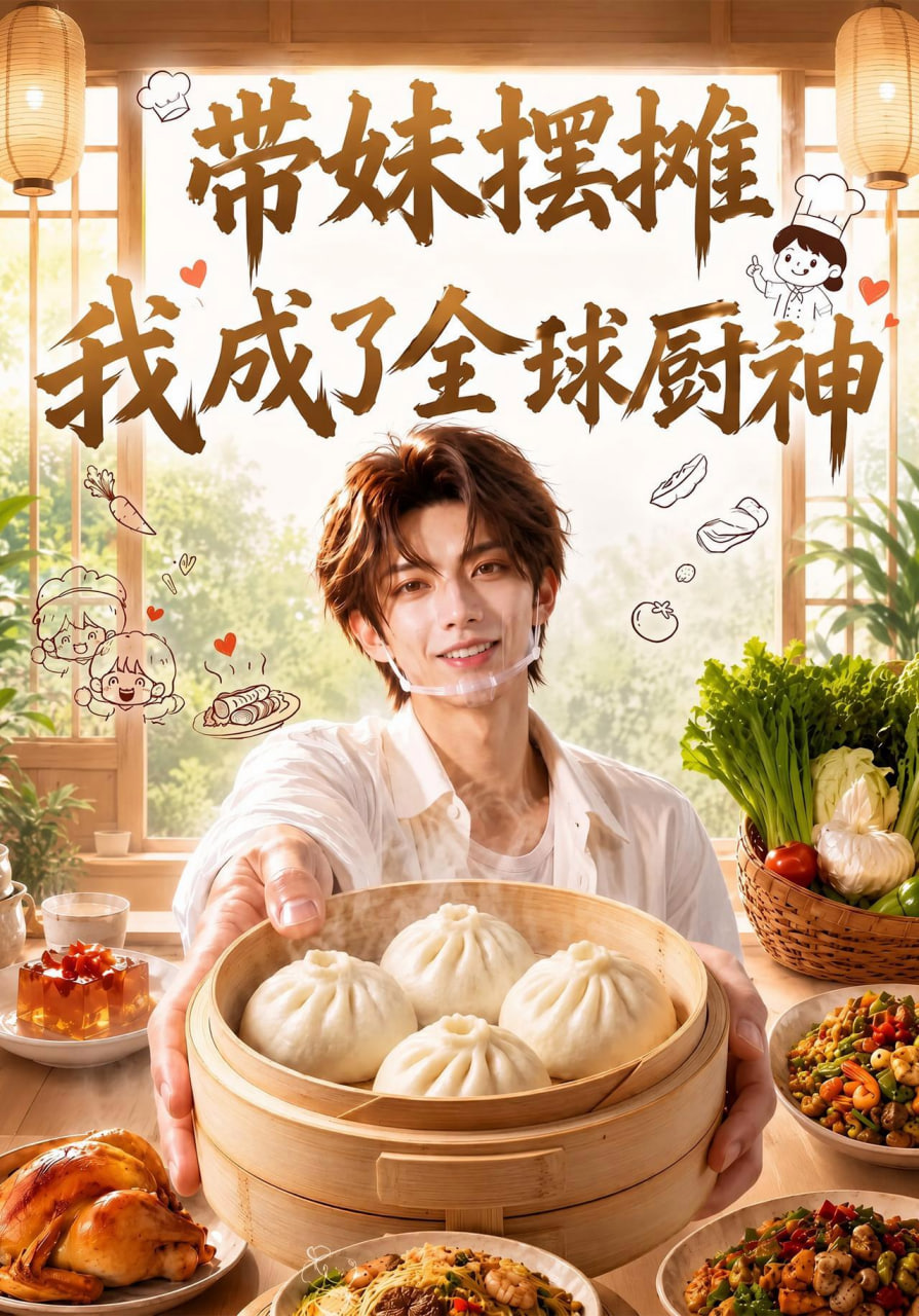 带妹摆摊，我成了全球厨神全集