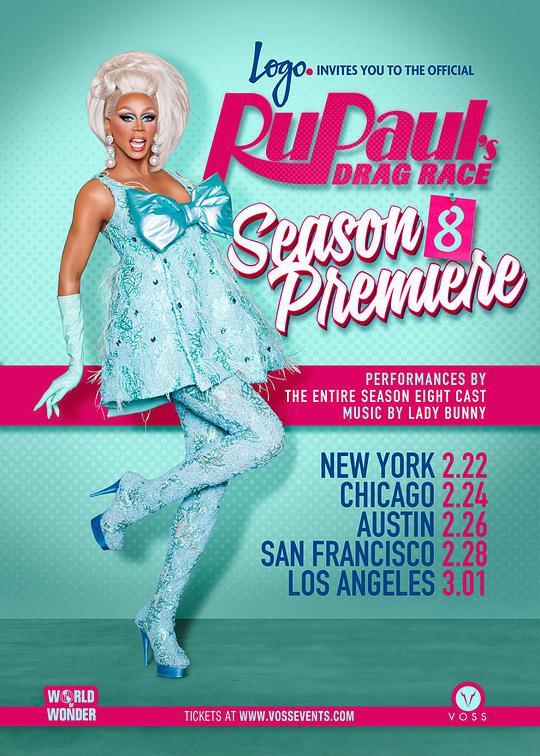 鲁保罗变装皇后秀 第八季全集