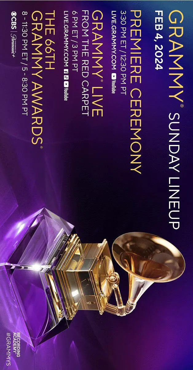 第66届格莱美奖颁奖典礼(全集)